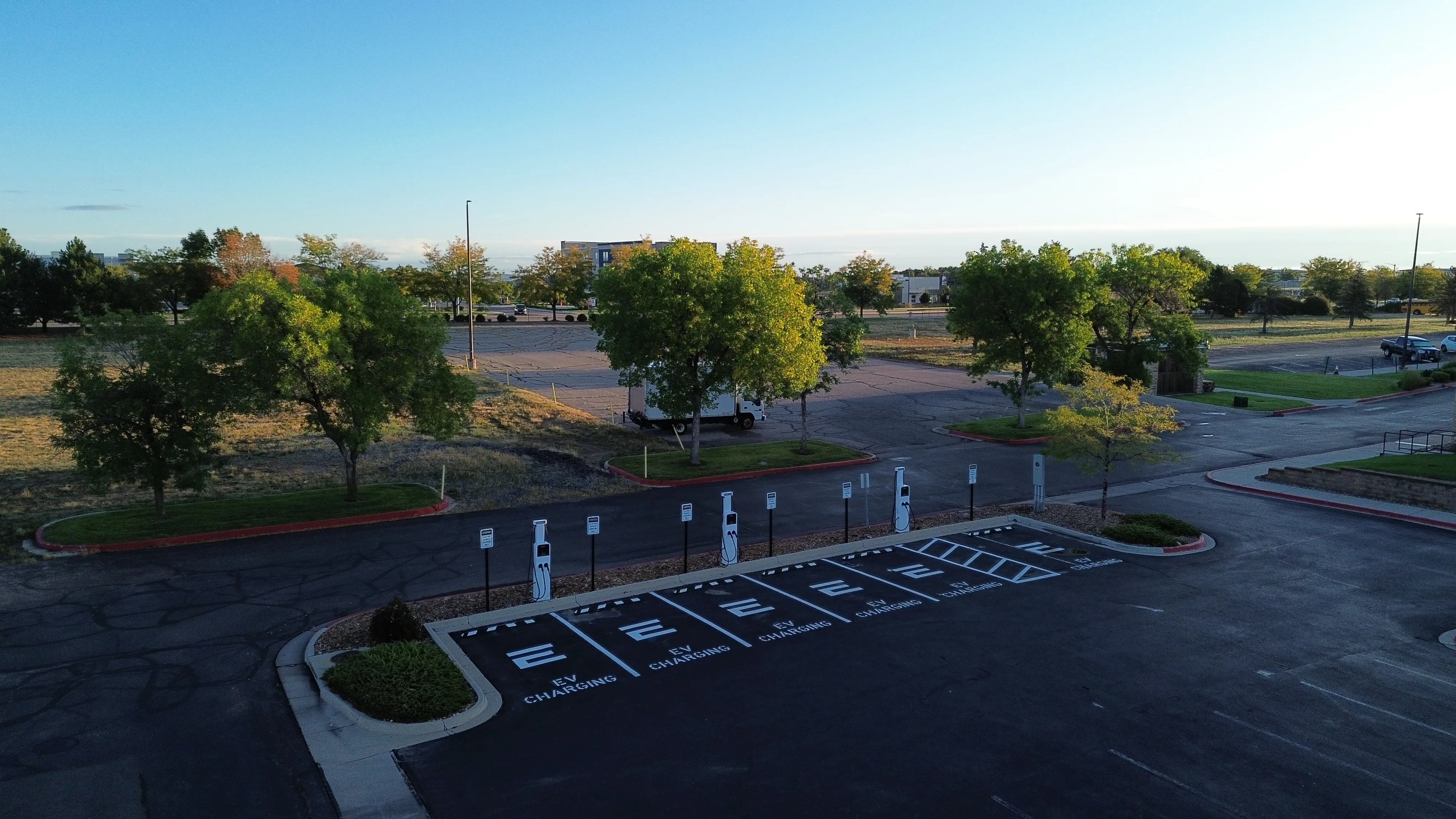 Enertech EV charging stations at a Colorado multifamily property